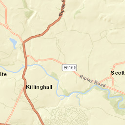 Hollybank Lane, Harrogate, North Yorkshire Street Map