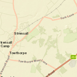 Strensall Street Map