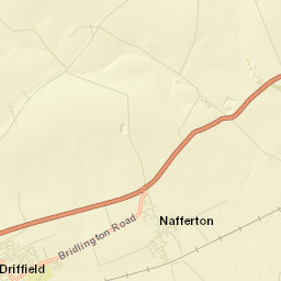 Nafferton Street Map