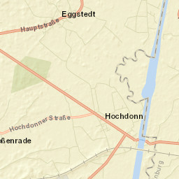 Hochdonn Street Map