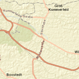 Boostedt Street Map