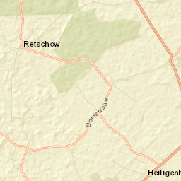 Retschow Street Map