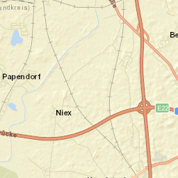 Papendorf Street Map