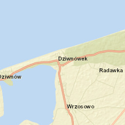 Dziwnów Street Map