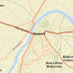 Malbork Street Map