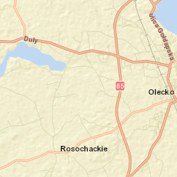 Powiat olecki Street Map