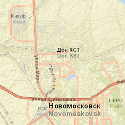 Novomoskovsk Street Map