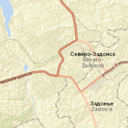 Severo-Zadonsk Street Map