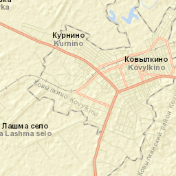 Kovylkino Street Map