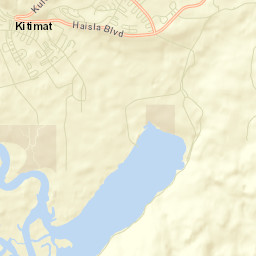 Kitimat Street Map