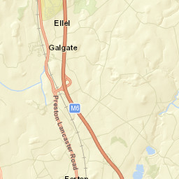 A6, Lancaster, Lancashire LA2, UK Street Map