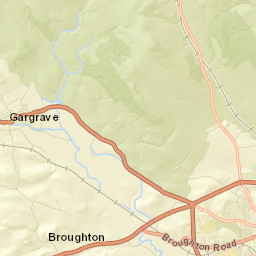 Grassington Road, Skipton, North Yorkshire Street Map