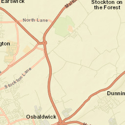 Holtby Street Map