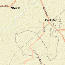 Brokstedt Street Map