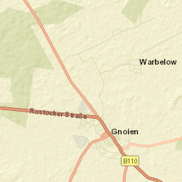 Gnoien Street Map