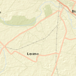 Białogard Street Map