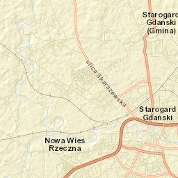 Starogard Gdański Street Map