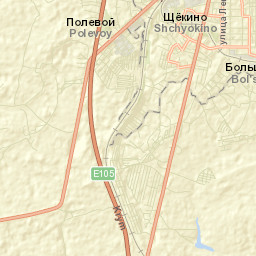 Shchëkino Street Map