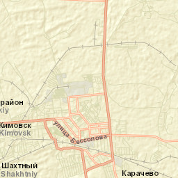 Kimovsk Street Map