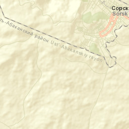 Sorsk Street Map