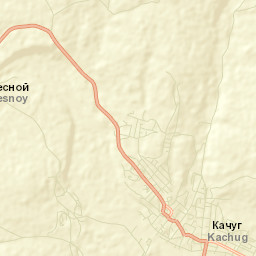 Kachug Street Map