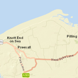 Fluke Hall Lane, Preston, Lancashire PR3 6HP Street Map