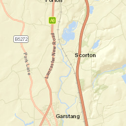 Ratcliffe Wharf Lane, Preston, Lancashire PR3 Street Map