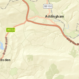 Addingham Street Map