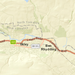 Ilkley Street Map