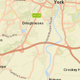 Bishopthorpe Street Map
