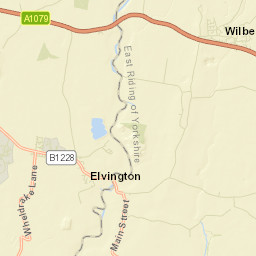 Sutton upon Derwent Street Map