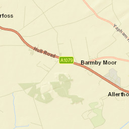 Hullroad, York, East Riding of Yorkshire YO41 Street Map