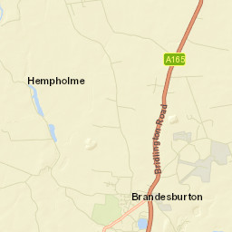 Brandesburton Street Map