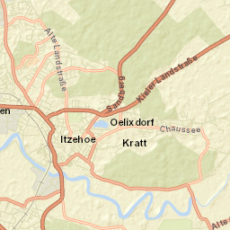 Breitenburg Street Map