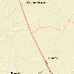 Jürgenshagen Street Map
