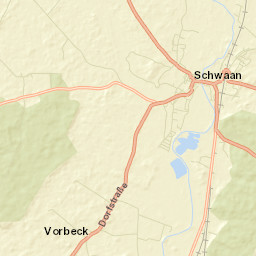 Schwaan Street Map