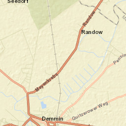 Demmin Street Map