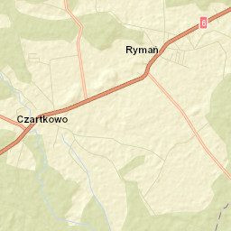 Rymań Street Map
