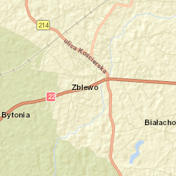 Zblewo Street Map