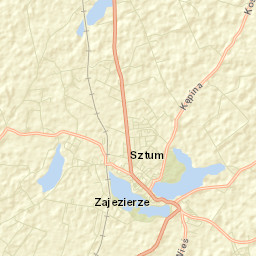 Sztum Street Map