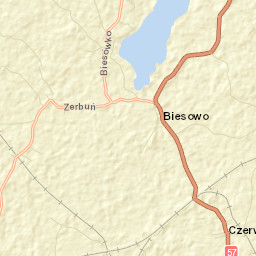 Czerwonka Street Map