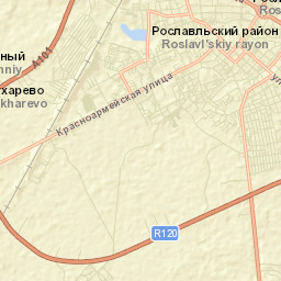 Roslavl’ Street Map