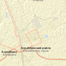 Korablino Street Map