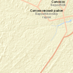 Sapozhok Street Map