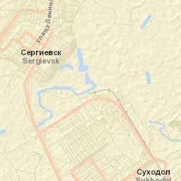 Surgut Street Map