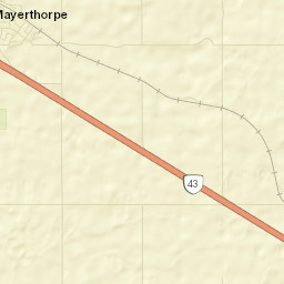 Mayerthorpe Street Map