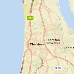 Princes Way, Blackpool FY5, UK Street Map