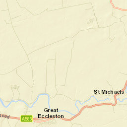 Great Eccleston Street Map