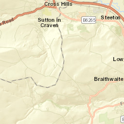 Dick Lane, Keighley, North Yorkshire BD20 Street Map