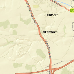 Paradise Way, Bramham, West Yorkshire, UK Street Map